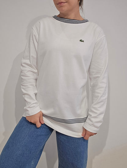 Pull col bateau blanc - M