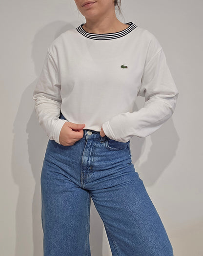 Pull col bateau blanc - M