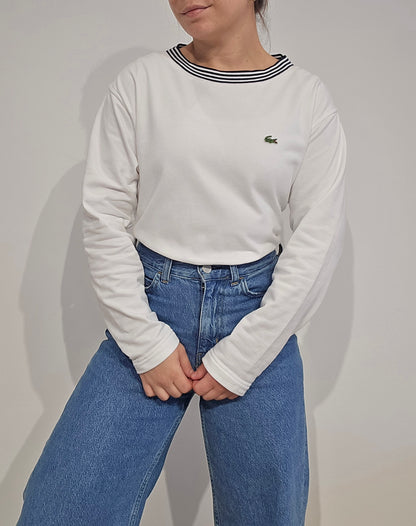 Pull col bateau blanc - M