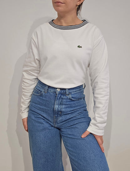 Pull col bateau blanc - M