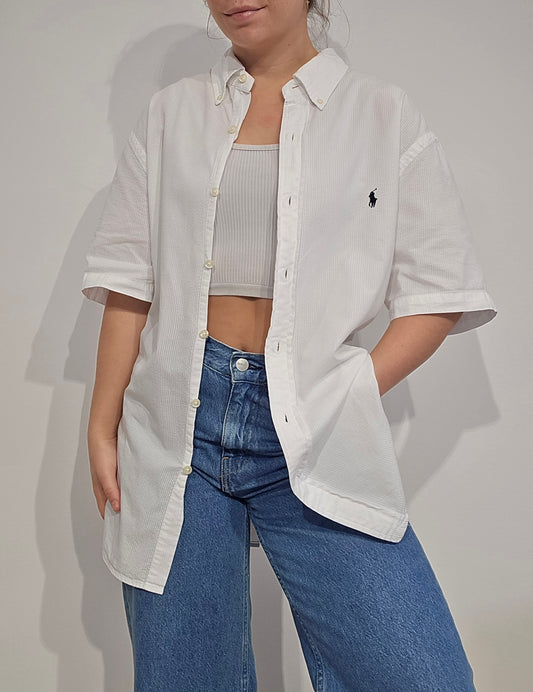 Chemise en coton blanc - XL