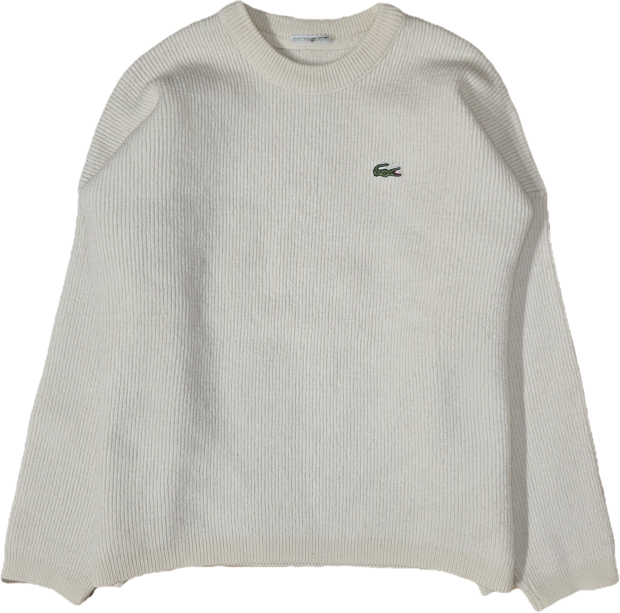 Pull en grosse maille crème des années 80'- XS/S