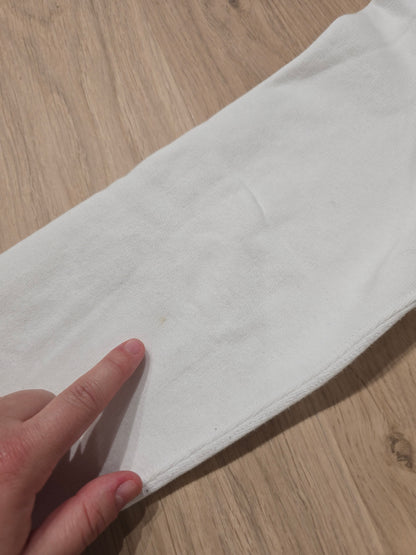 Sweat à capuche blanc coeur - XS