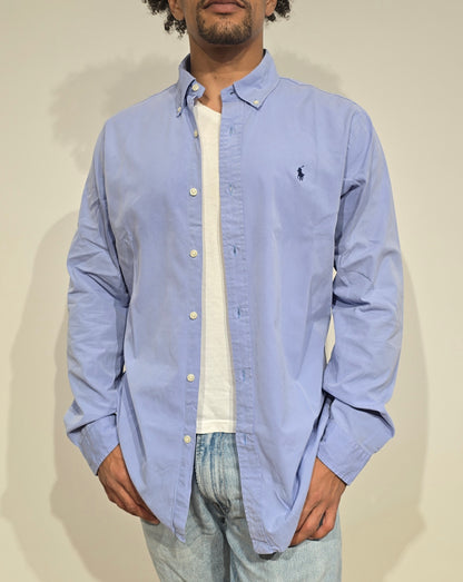 Chemise Custom fit bleu clair - M