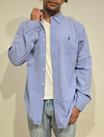 Chemise Custom fit bleu clair - M