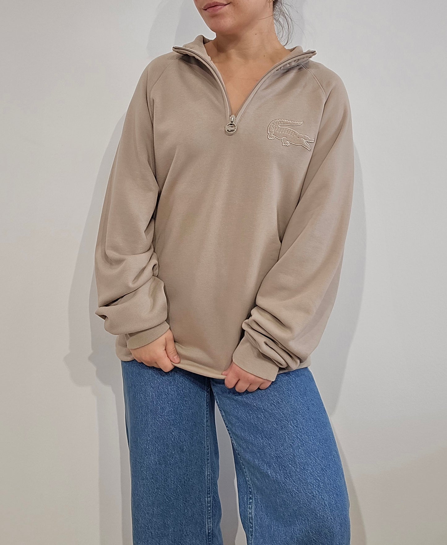 Pull camionneur en coton marron collection moderne - XXL