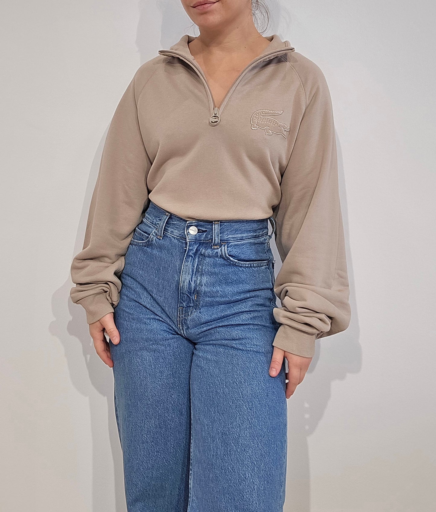 Pull camionneur en coton marron collection moderne - XXL