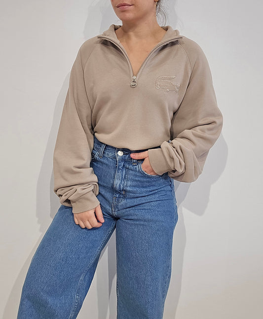 Pull camionneur en coton marron collection moderne - XXL