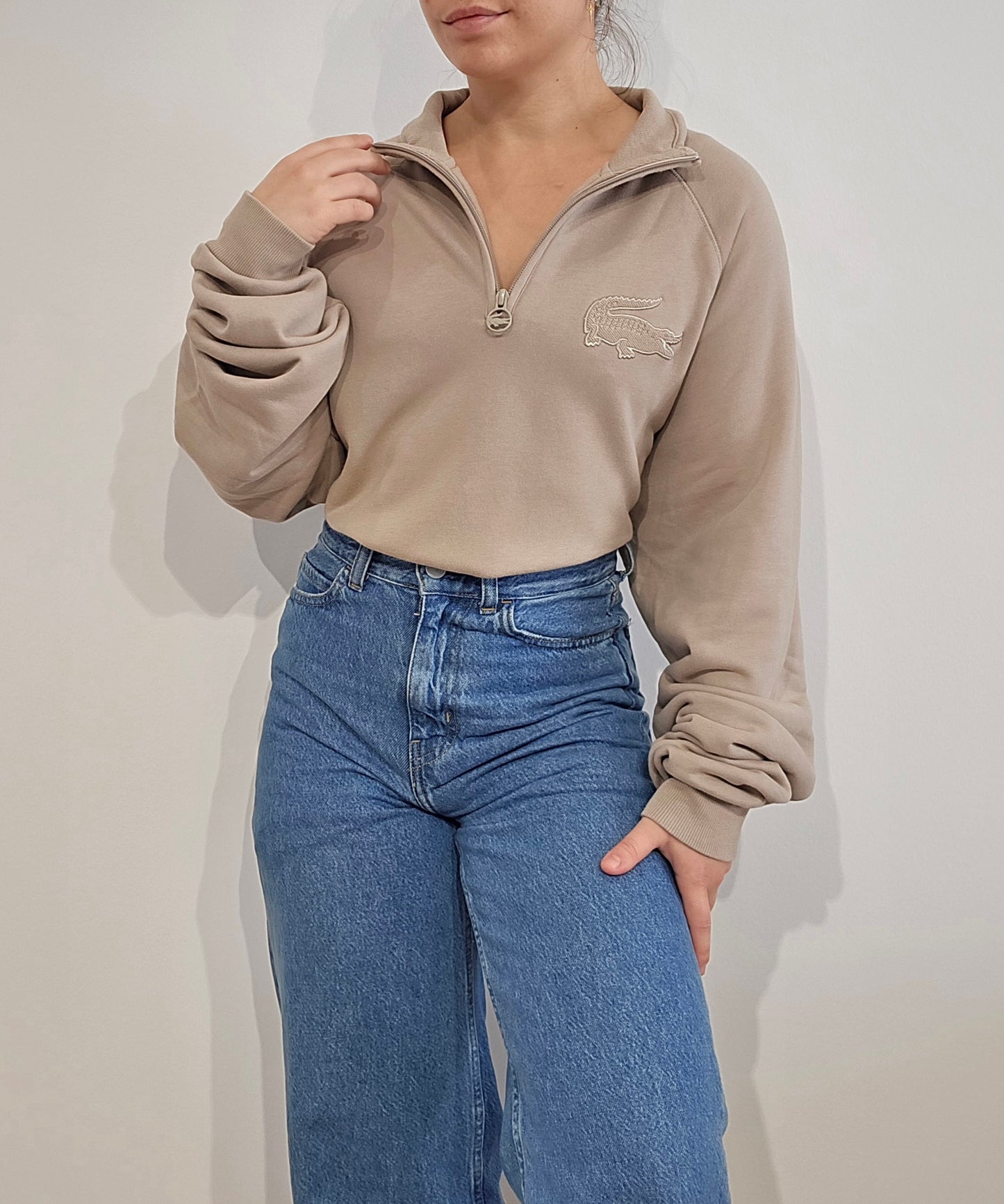Pull camionneur en coton marron collection moderne - XXL