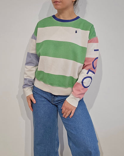 Sweat à rayures multicolore - XS