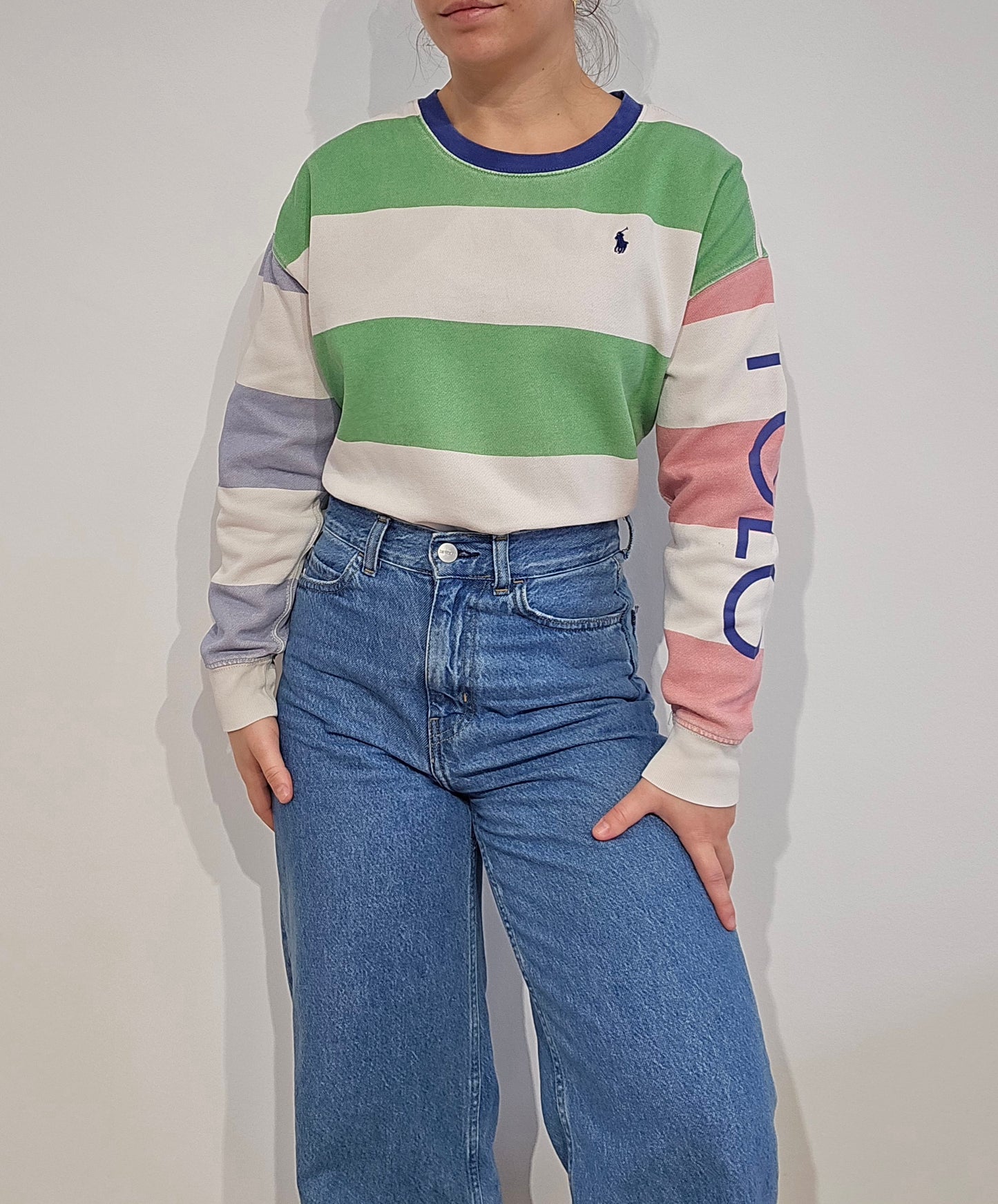 Sweat à rayures multicolore - XS