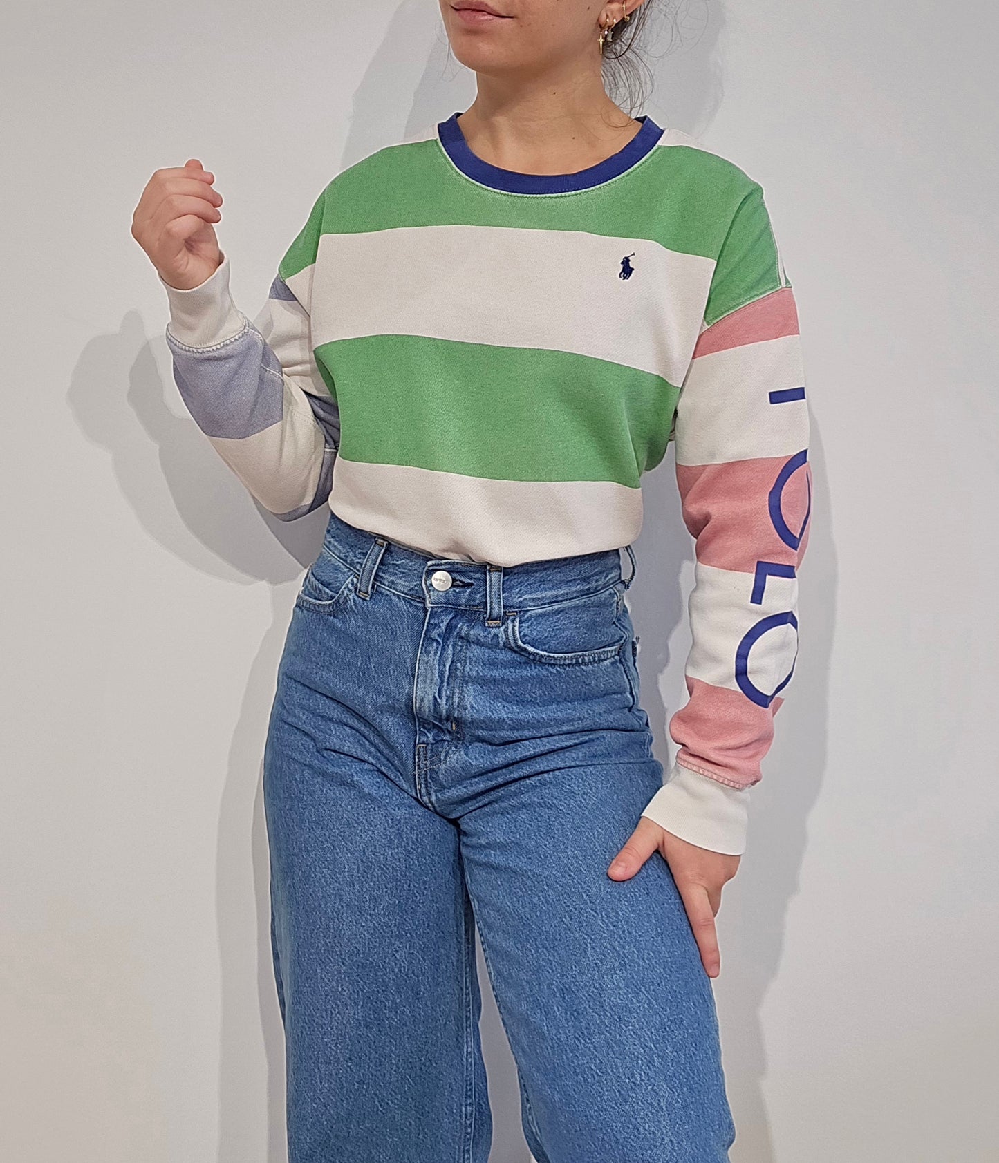 Sweat à rayures multicolore - XS