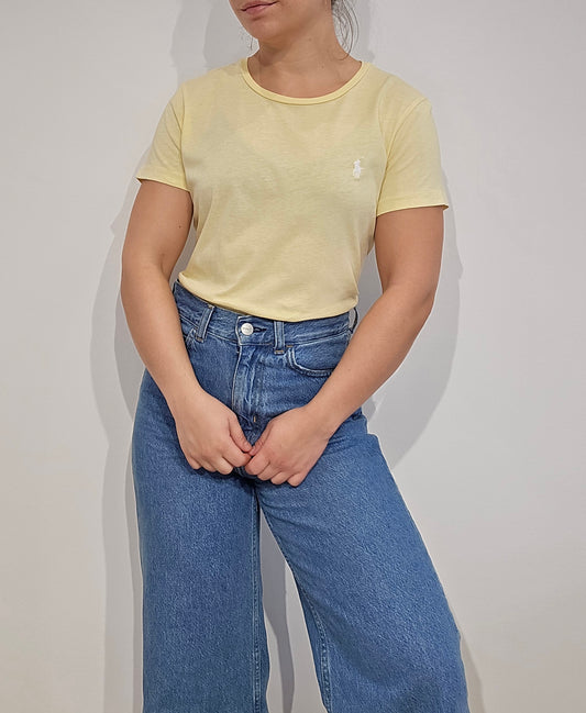 Tee-shirt en coton jaune - M/L