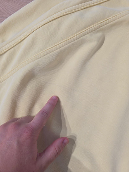 Sweat jaune des années 80' fabriqué en France - XL