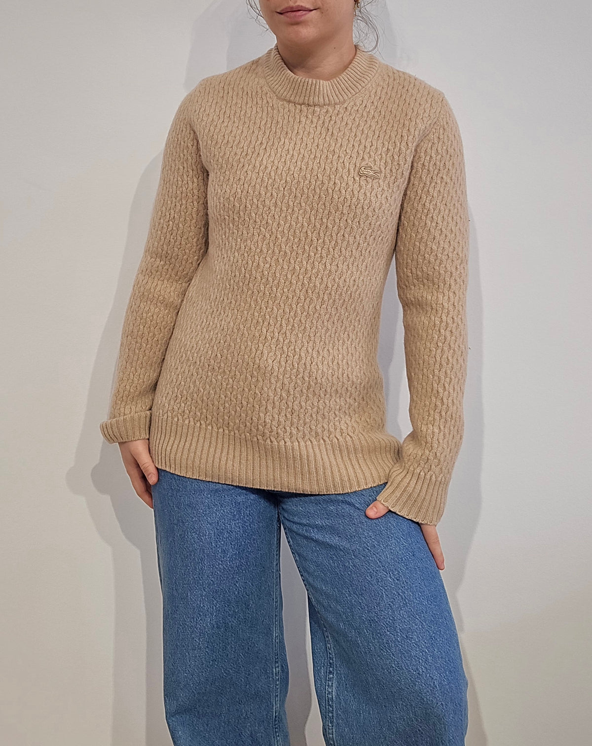 Pull en laine marron - XS