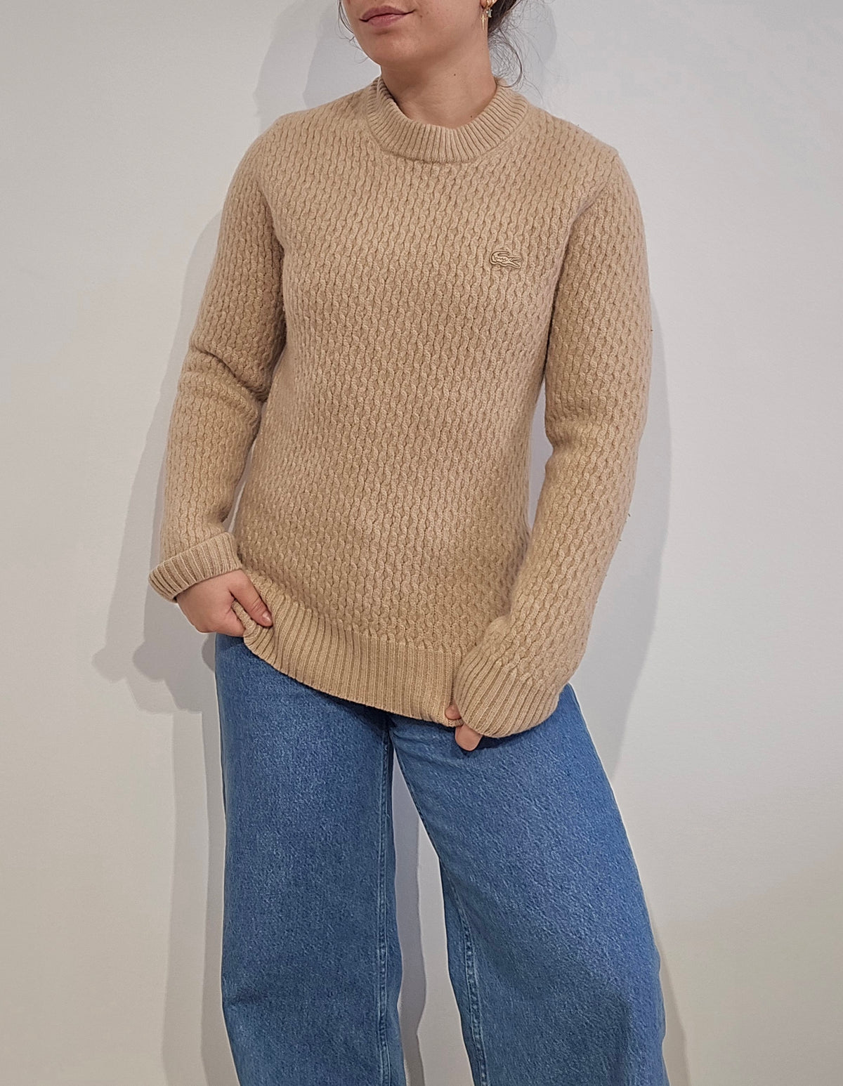 Pull en laine marron - XS