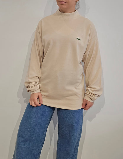 Pull col cheminée beige - XXL