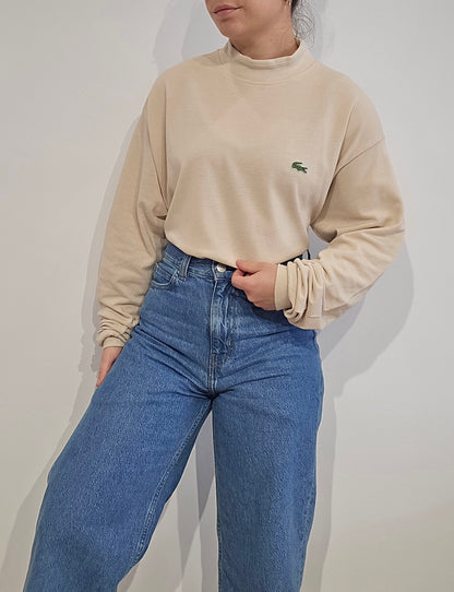 Pull col cheminée beige - XXL
