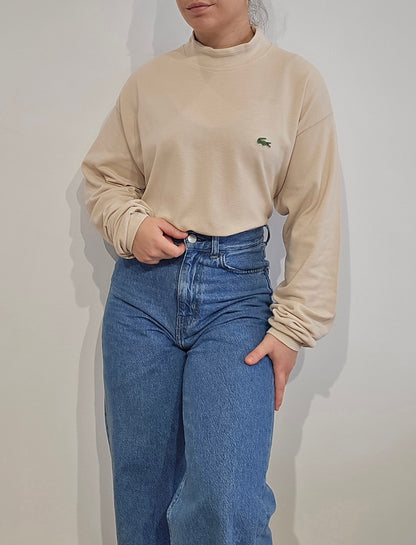 Pull col cheminée beige - XXL