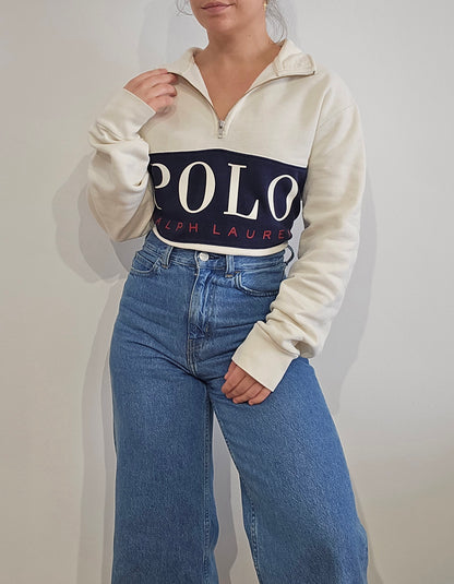 Pull camionneur crème "polo Ralph Lauren" - M