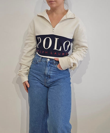 Pull camionneur crème "polo Ralph Lauren" - M