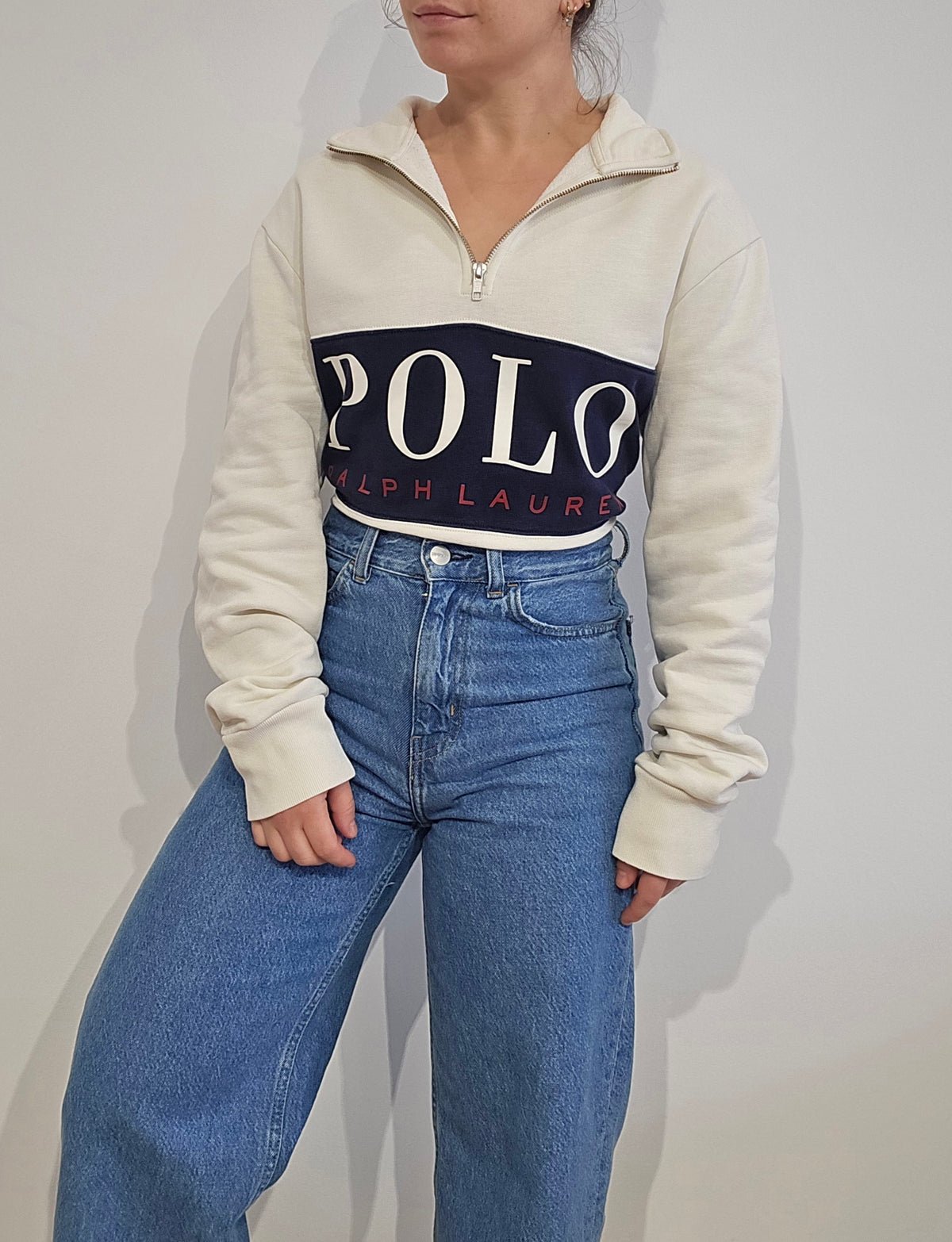 Pull camionneur crème "polo Ralph Lauren" - M