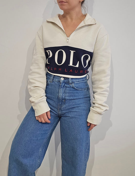 Pull camionneur crème "polo Ralph Lauren" - M