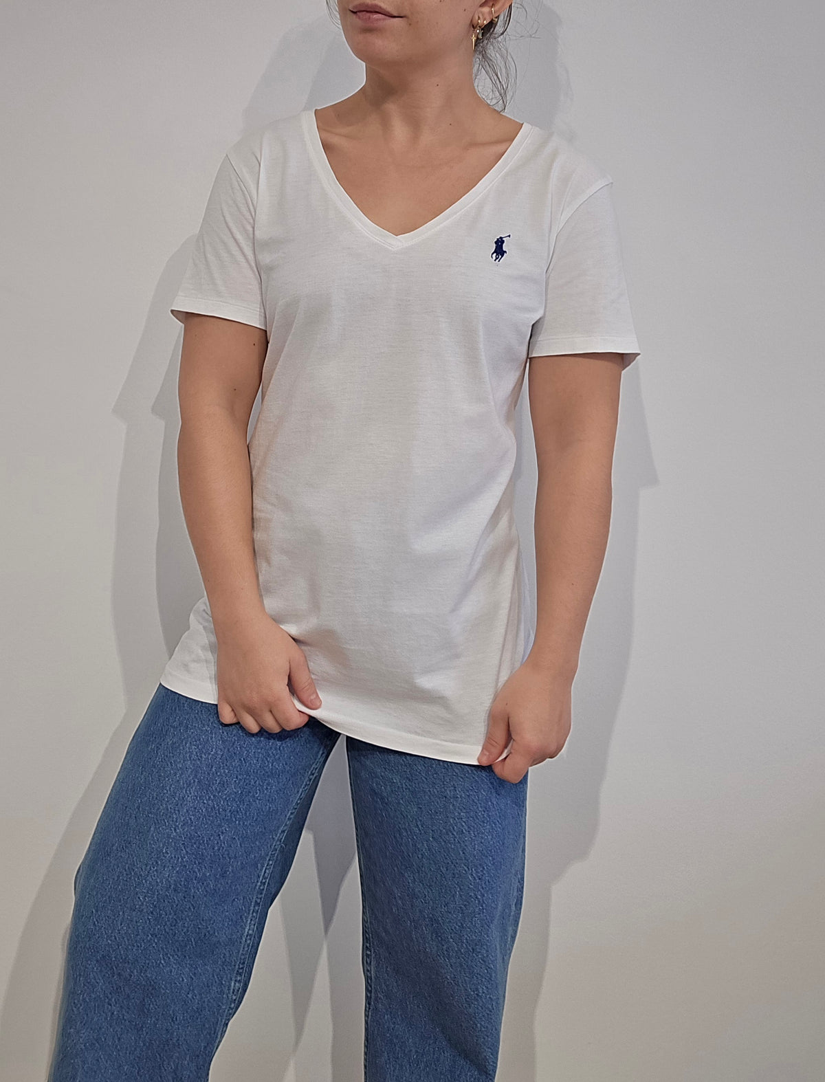 Tee-shirt en coton blanc - L