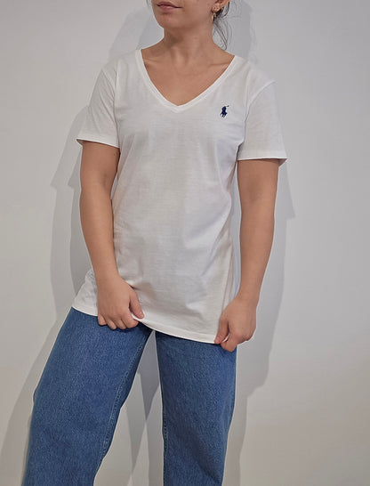 Tee-shirt en coton blanc - L