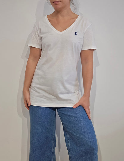 Tee-shirt en coton blanc - L