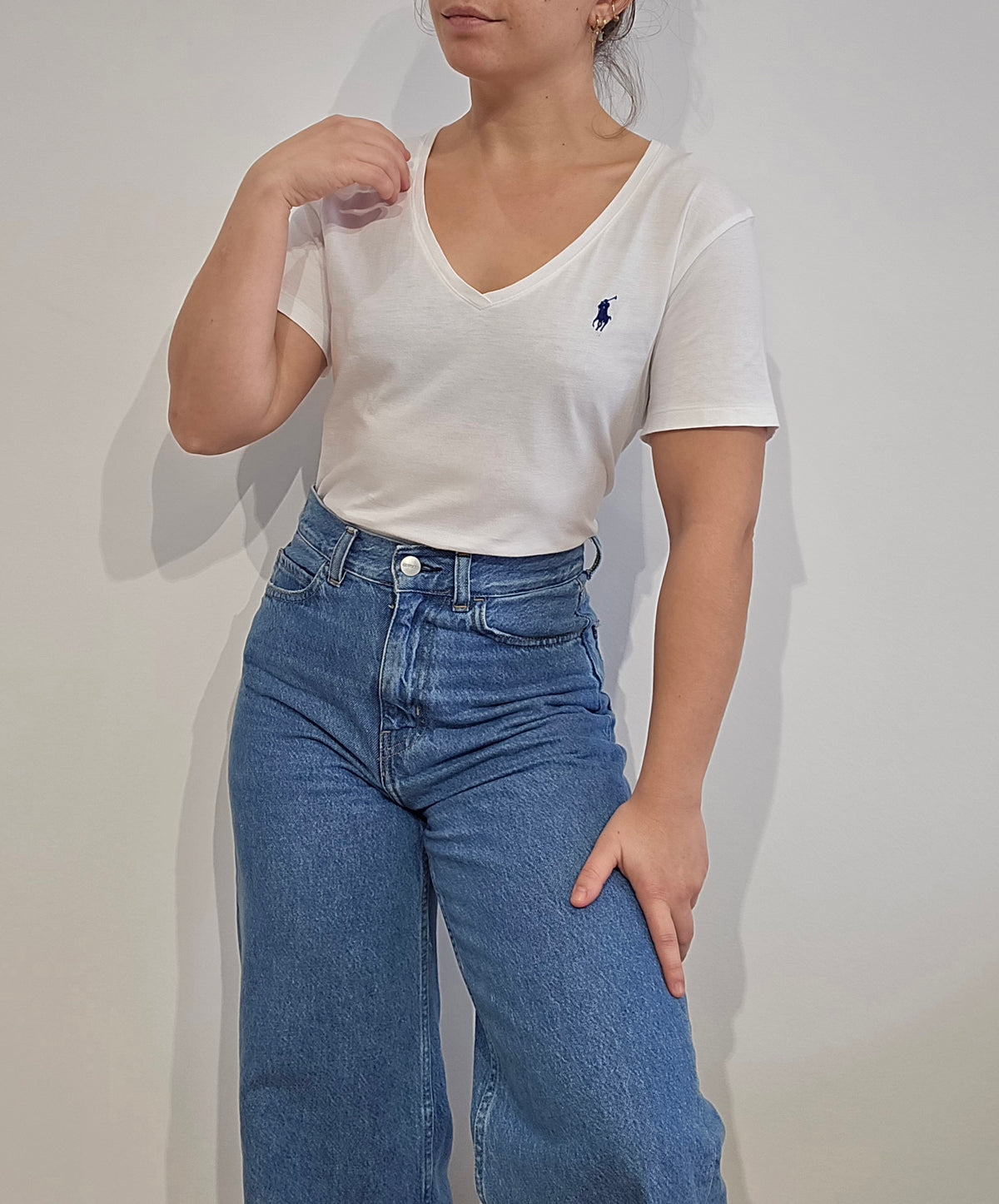 Tee-shirt en coton blanc - L