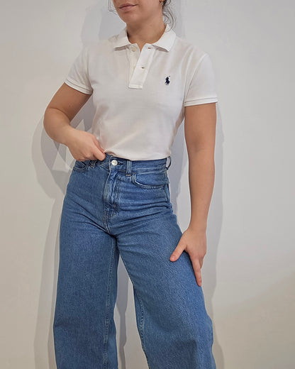 Polo en coton blanc Classic fit - XS