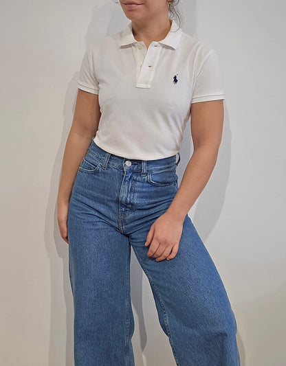 Polo en coton blanc Classic fit - XS