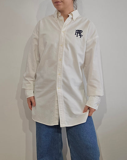 Chemise blanche brodé RLR - L