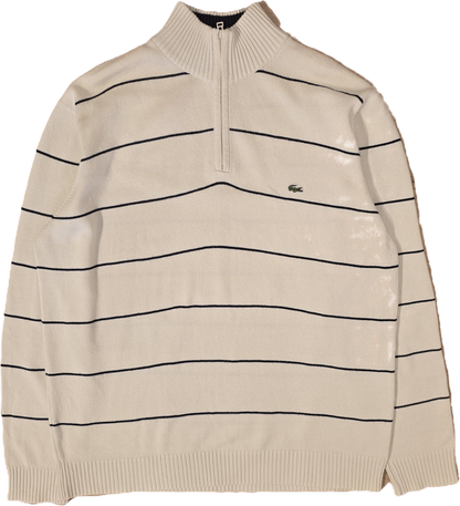 Pull camionneur beige à rayures - XL