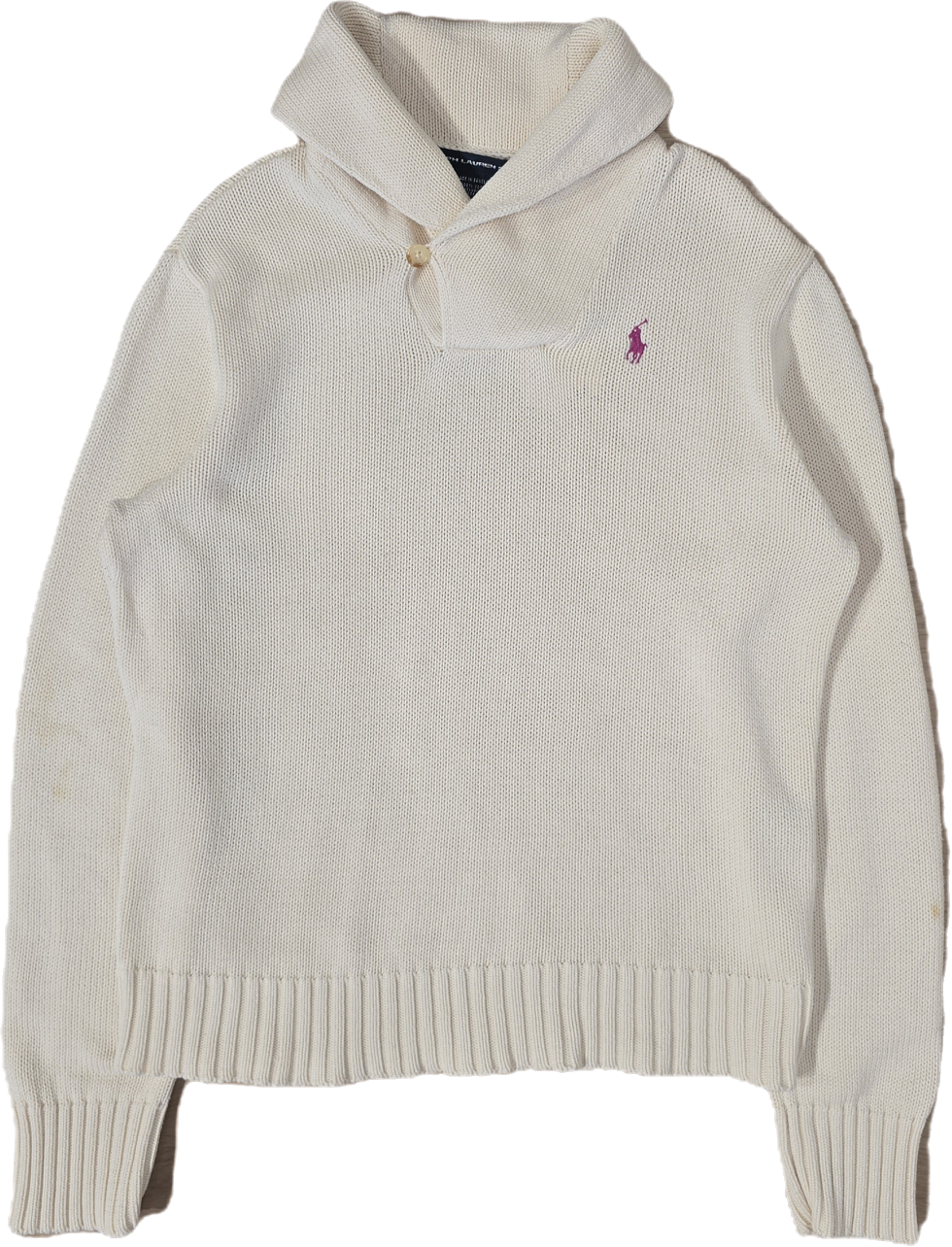 Pull col montant crème - M/L