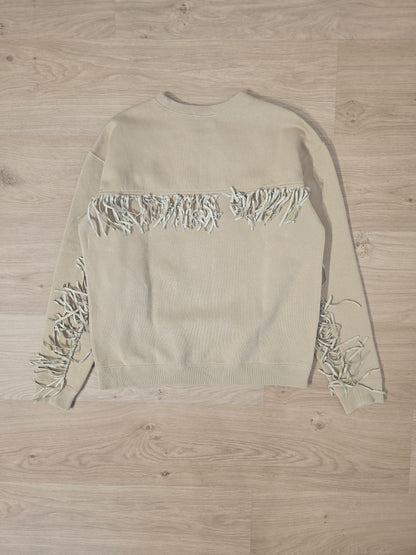 Sweat marron à franges - XS/S