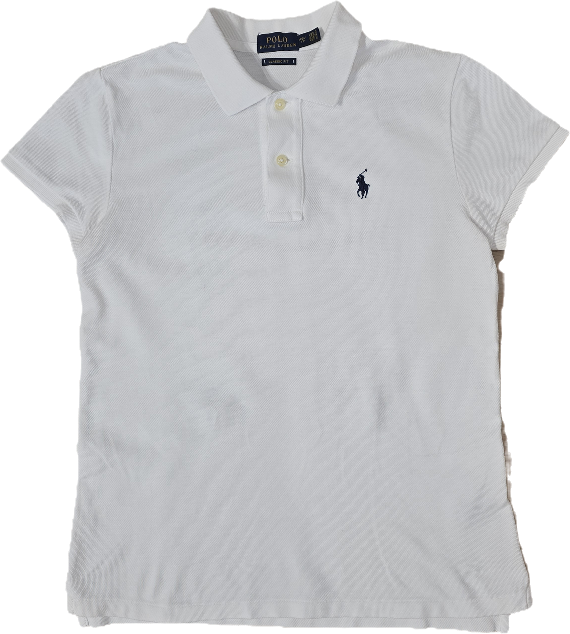 Polo en coton blanc Classic fit - XS