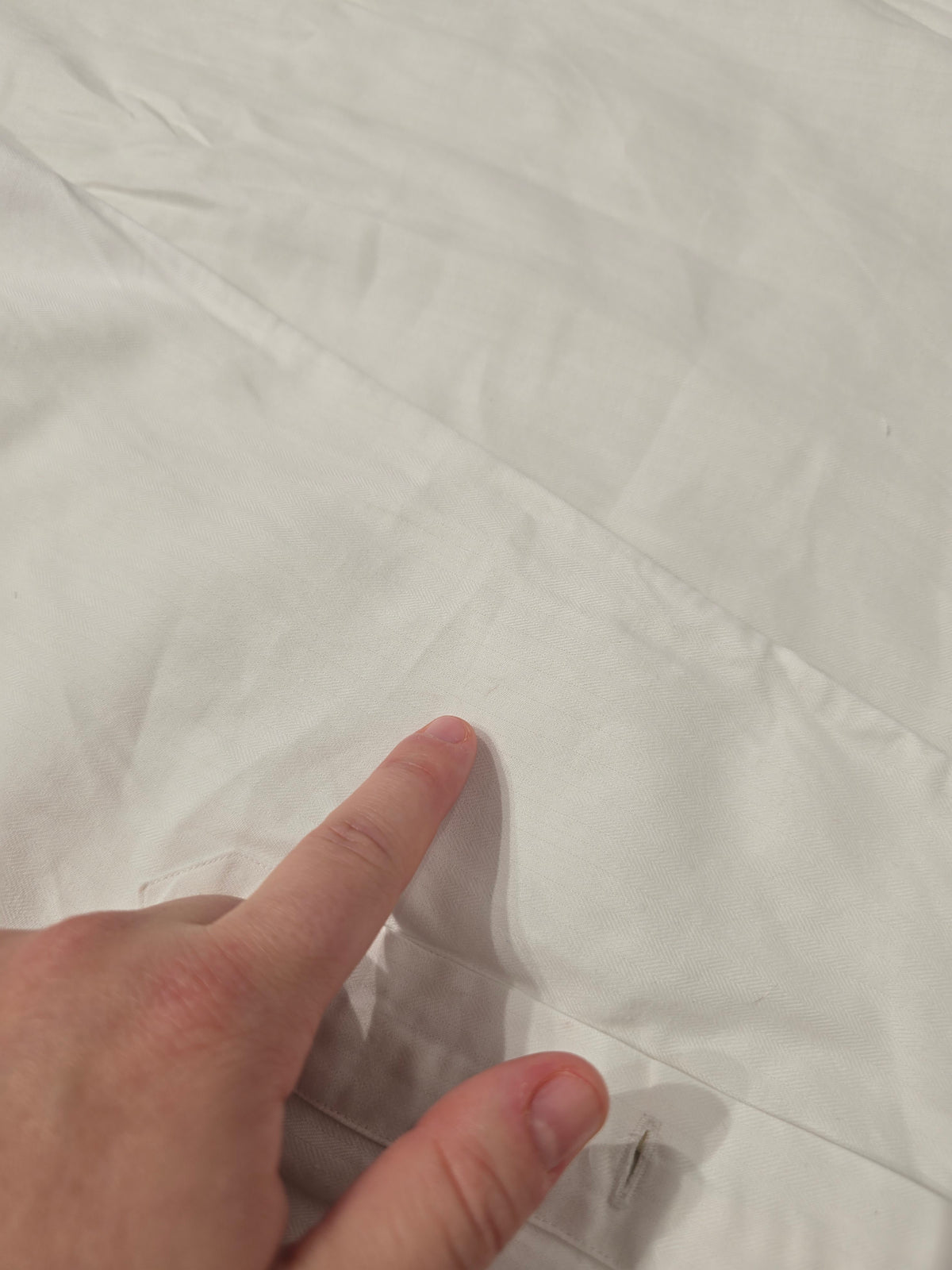 Chemise en coton blanc Yarmouth - XL
