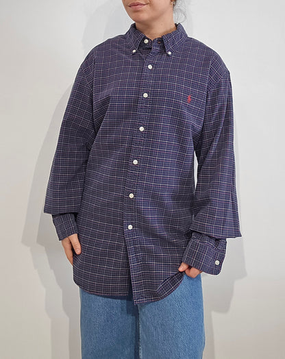 Chemise en coton à carreaux - XL