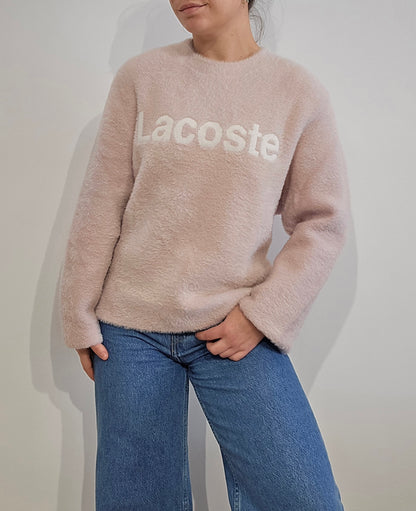 Pull en moumoute douce rose clair - L/XL