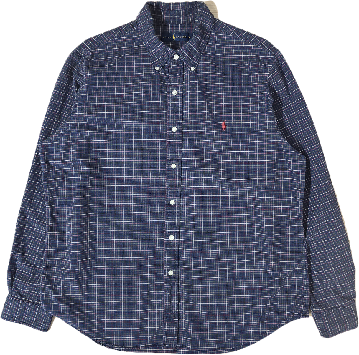 Chemise en coton à carreaux - XL