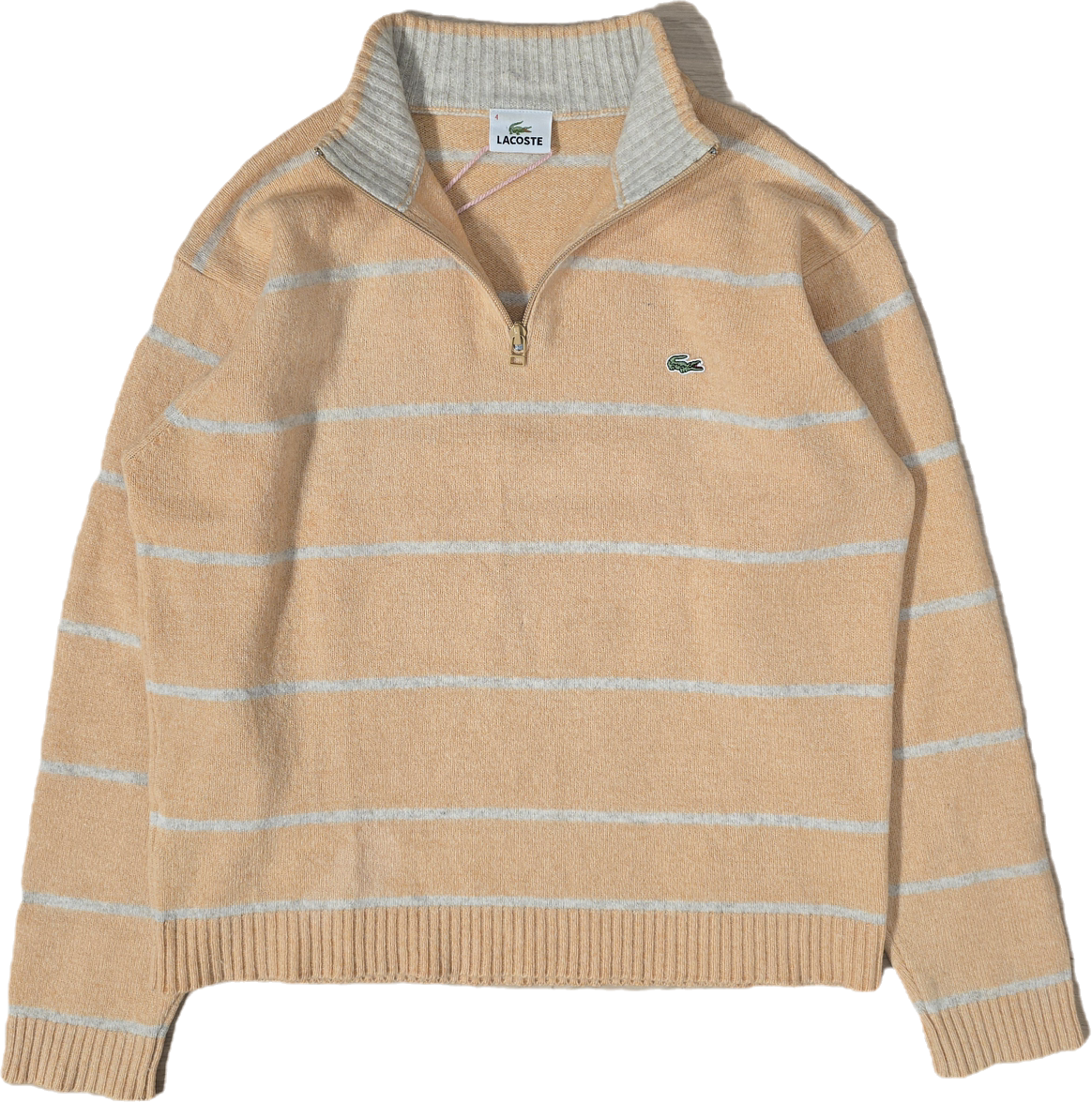 Pull camionneur en laine orange - S