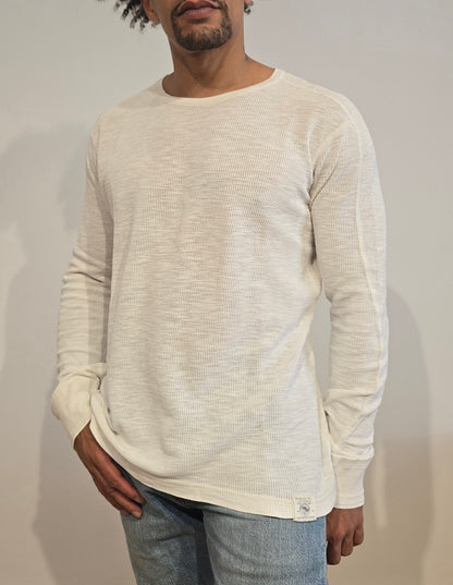 Pull léger en coton blanc - L