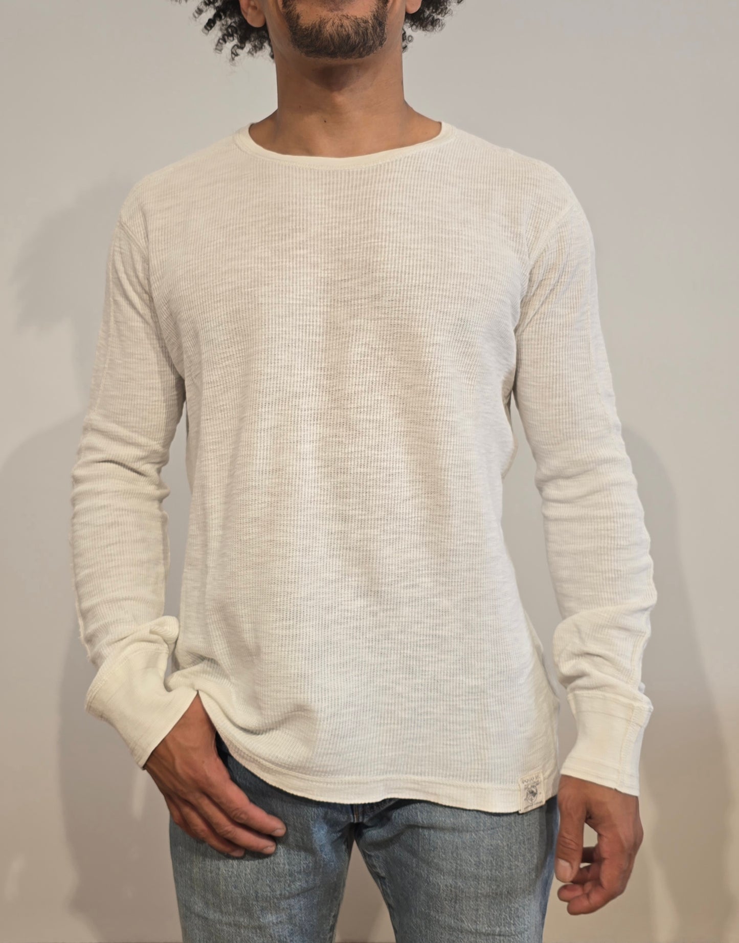 Pull léger en coton blanc - L
