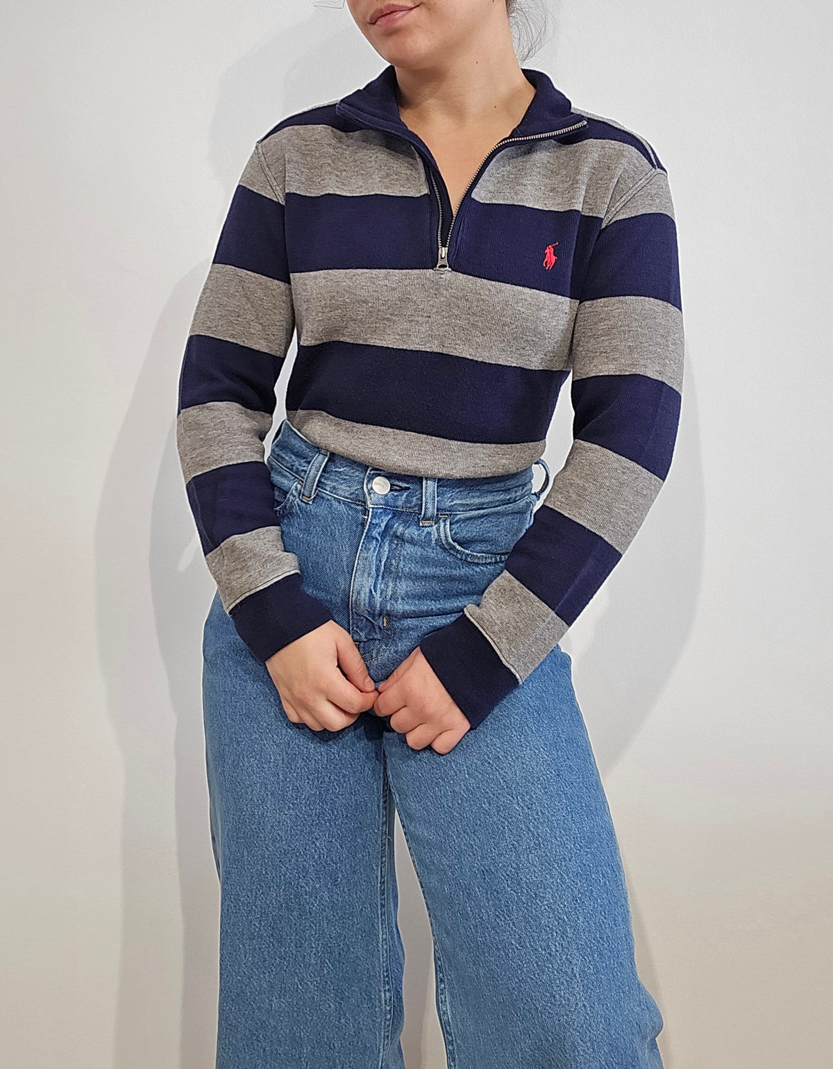 Pull camionneur à rayures - XS