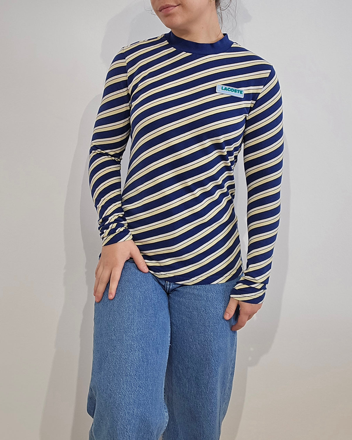 Tee-shirt manches longues à rayures Lacoste Live ! - XS
