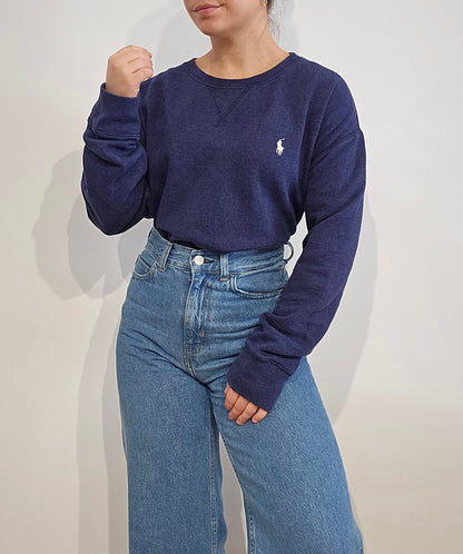 Sweat en coton bleu - L/XL