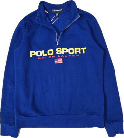 Pull camionneur bleu électrique polo sport - XS/S