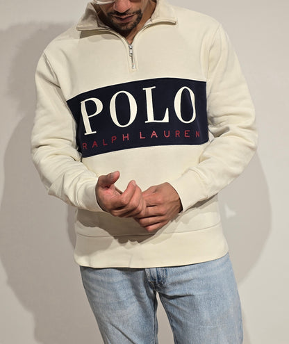 Pull camionneur crème "polo Ralph Lauren" - S